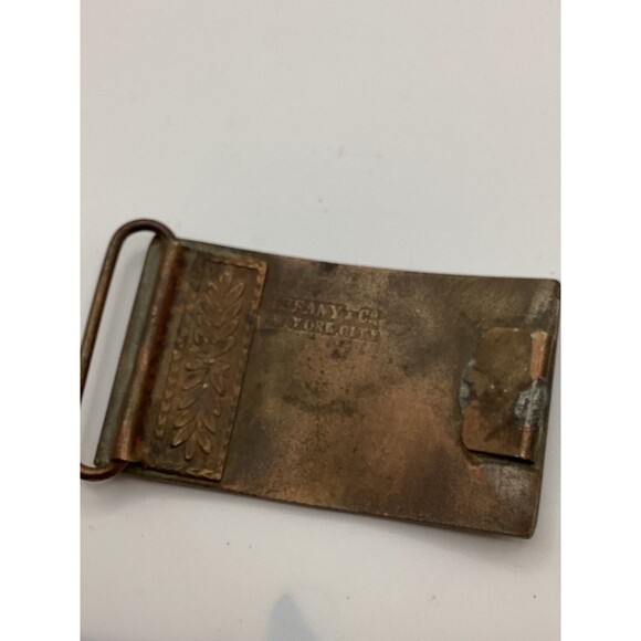 Vintage Colt Revolvers  Tiffany & Co. Brass Bronze Belt Buckle London England - Picture 2 of 5